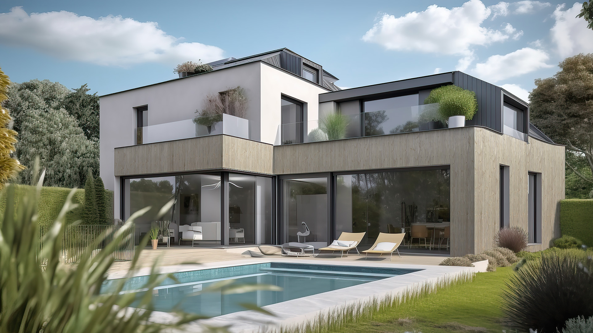3D palubky - ukázka exteriérové realizace